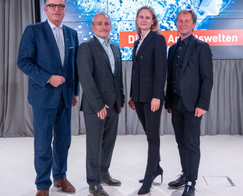 Martin Heimhilcher, Lambert Scharwitzl, Lisa Katharina Promok und Joe Kaltschmid © LEADERSNET/R. Brunhölzl