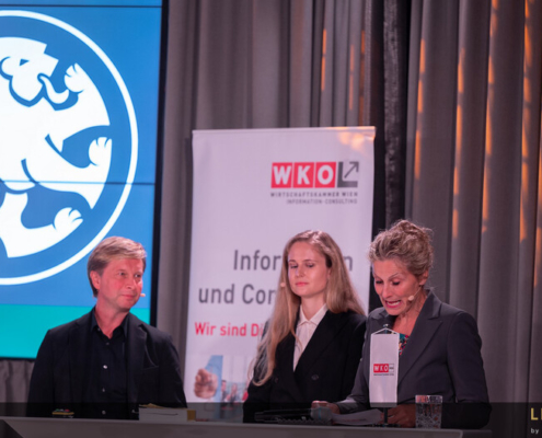 Joe Kaltschmid, Lisa Katharina Promok und Claudia Schanza © LEADERSNET/R. Brunhölzl