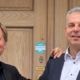 Joe Kaltschmid, CEO Infinco, und Alexander Kirchknopf, Key Account Manager Infinco Wien vor deren neuen Standort in der Marokkanergasse © LEADERSNET